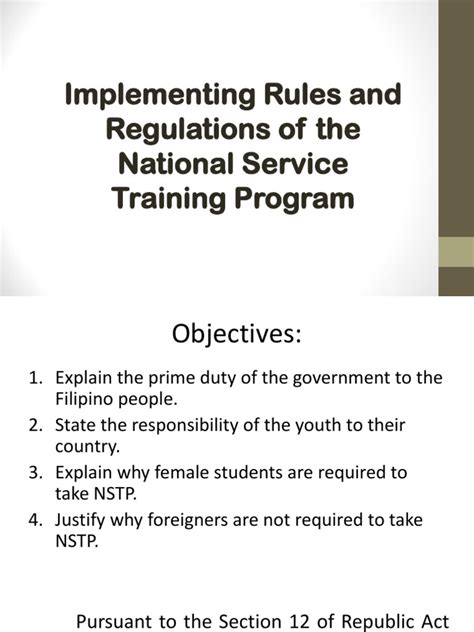 THE IMPLEMENTING RULES AND REGULATIONS OF .